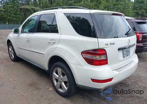 2010 Mercedes-Benz Ml 350 4Matic из США, поврежденный, VIN 4JGBB8GB8AA616190